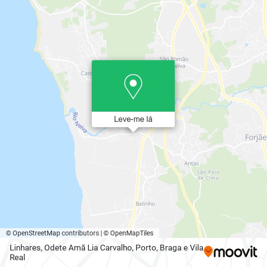 Linhares, Odete Amã Lia Carvalho mapa