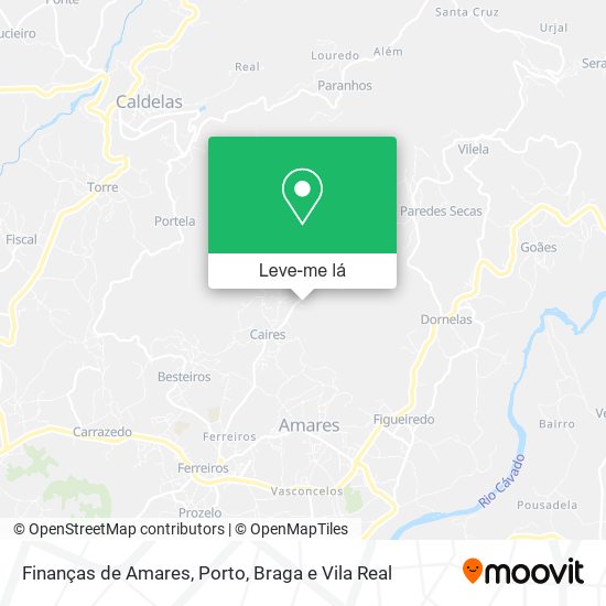 Finanças de Amares mapa