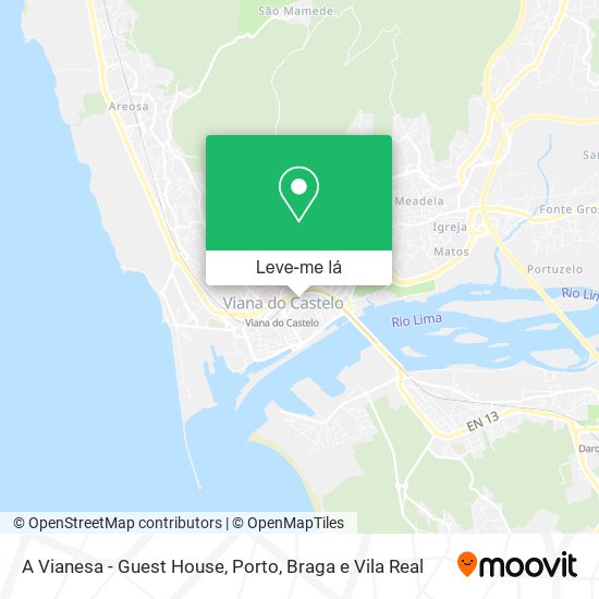 A Vianesa - Guest House mapa