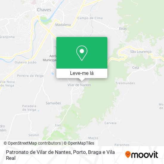 Patronato de Vilar de Nantes mapa