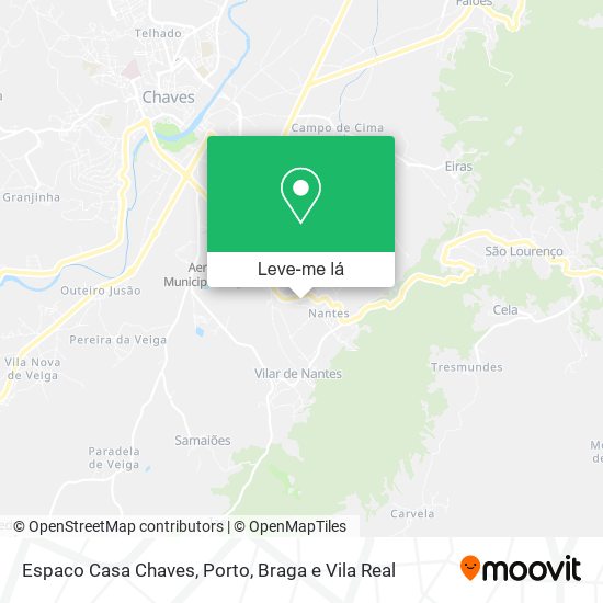 Espaco Casa Chaves mapa