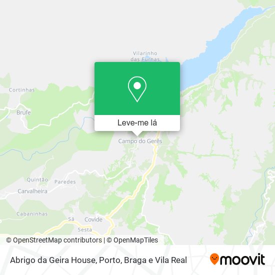 Abrigo da Geira House mapa