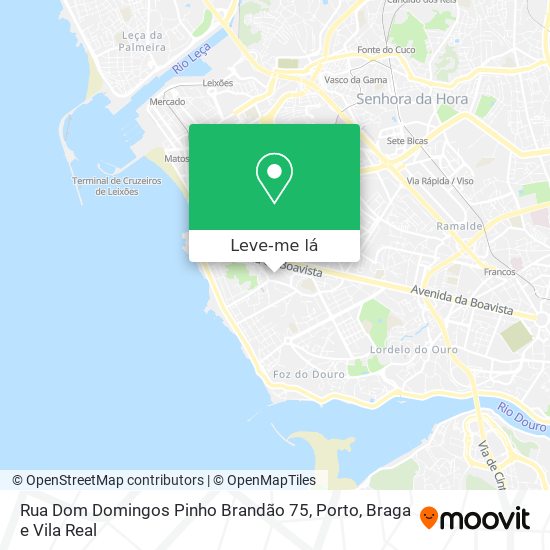 Rua Dom Domingos Pinho Brandão 75 mapa