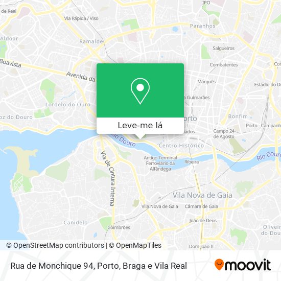 Rua de Monchique 94 mapa