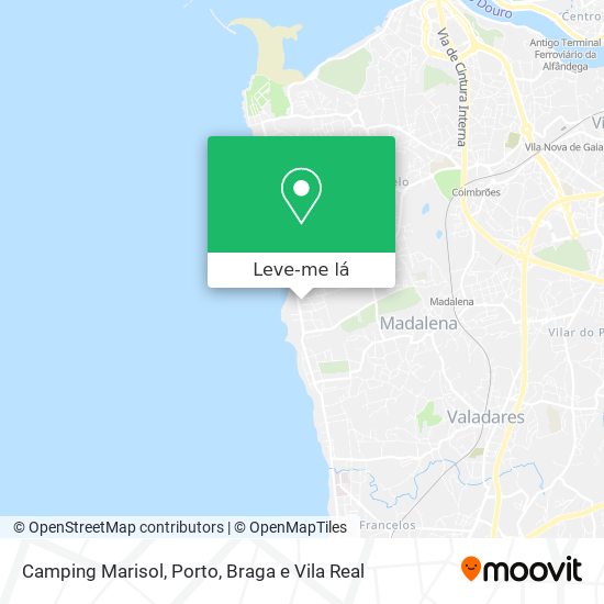 Camping Marisol mapa
