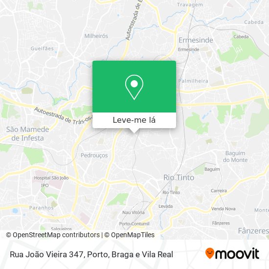 Rua João Vieira 347 mapa