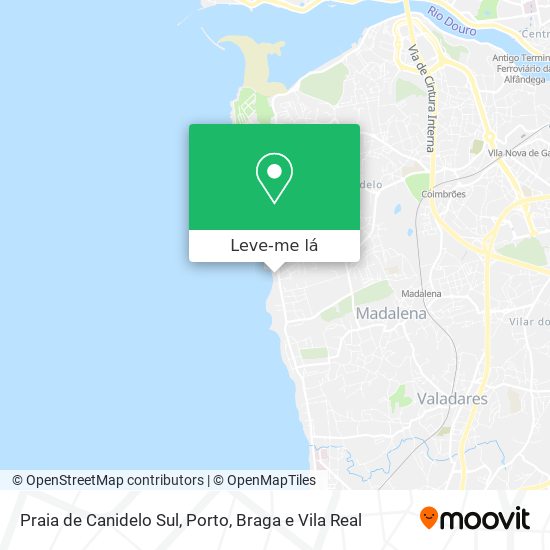 Como chegar a Praia de Canidelo Sul em Vila Nova De Gaia através de  Autocarro, Metro ou Comboio?