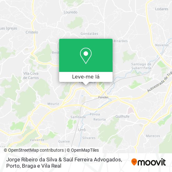 Jorge Ribeiro da Silva & Saúl Ferreira Advogados mapa