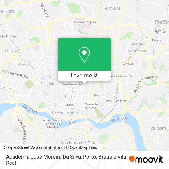 Academia Jose Moreira Da Silva mapa