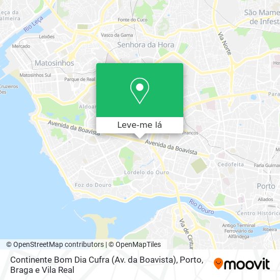 Continente Bom Dia Cufra (Av. da Boavista) mapa