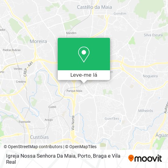 Igreja Nossa Senhora Da Maia mapa