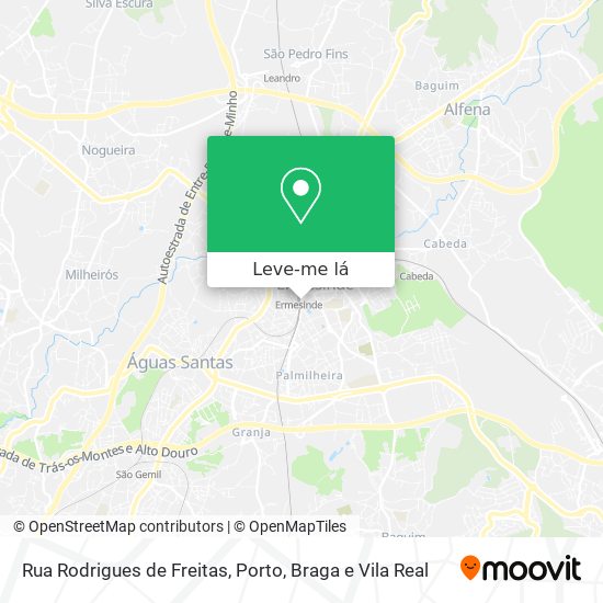 Rua Rodrigues de Freitas mapa