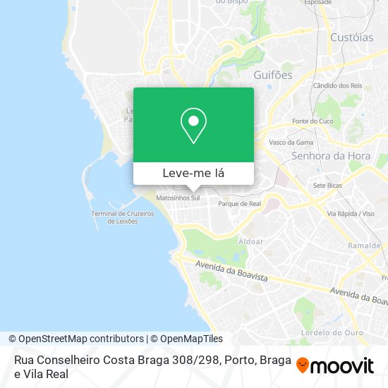 Rua Conselheiro Costa Braga 308 / 298 mapa