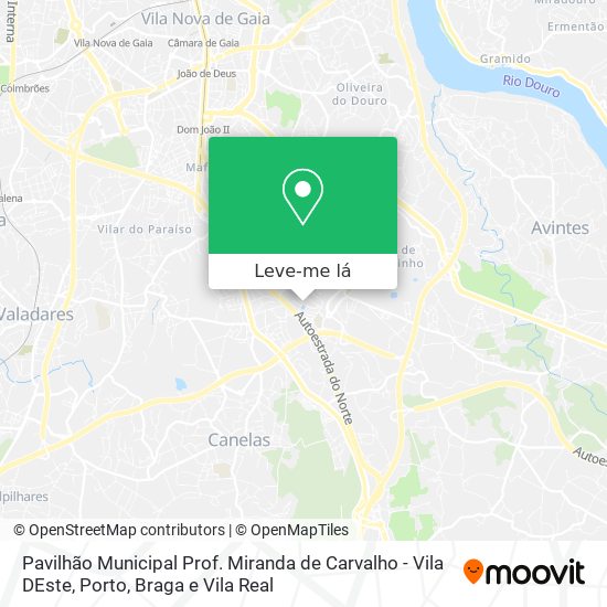 Pavilhão Municipal Prof. Miranda de Carvalho - Vila DEste mapa