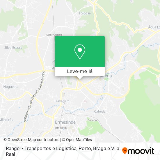 Rangel - Transportes e Logística mapa