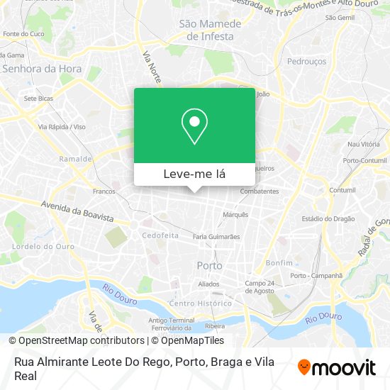Rua Almirante Leote Do Rego mapa