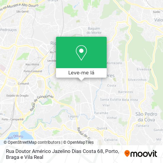 Rua Doutor Américo Jazelino Dias Costa 68 mapa