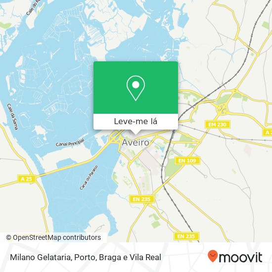 Milano Gelataria mapa