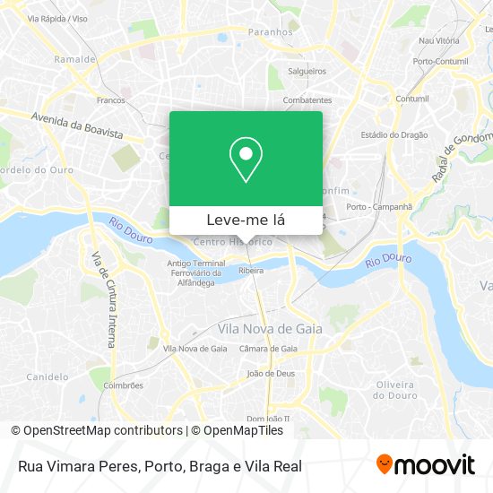 Rua Vimara Peres mapa