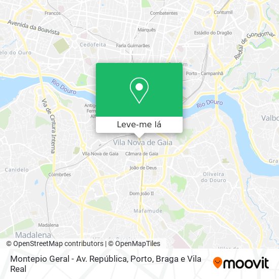 Montepio Geral - Av. República mapa