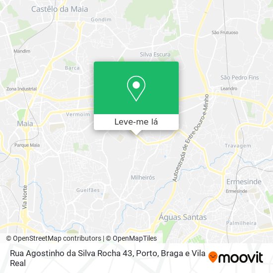 Rua Agostinho da Silva Rocha 43 mapa