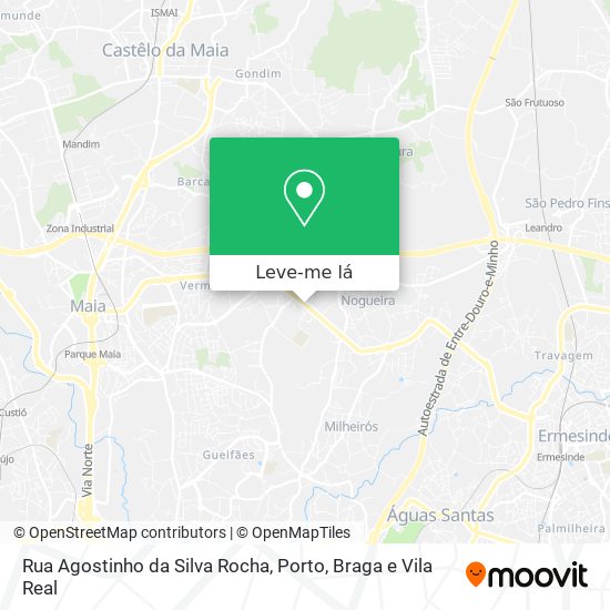 Rua Agostinho da Silva Rocha mapa