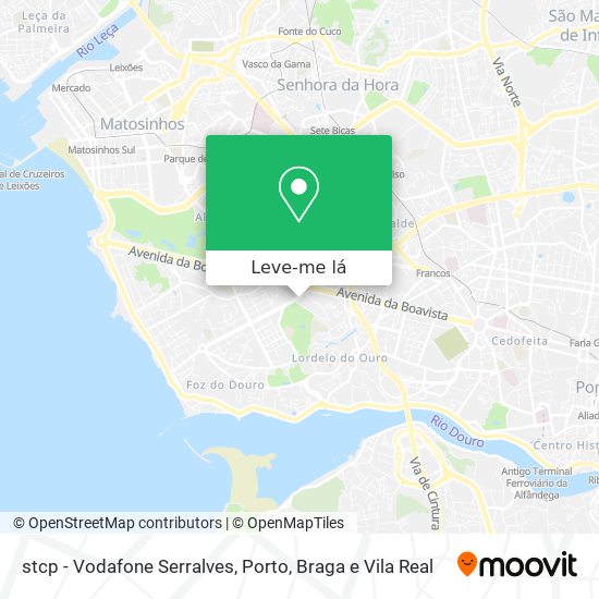 stcp - Vodafone Serralves mapa