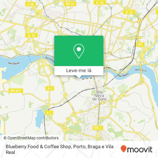 Blueberry Food & Coffee Shop mapa