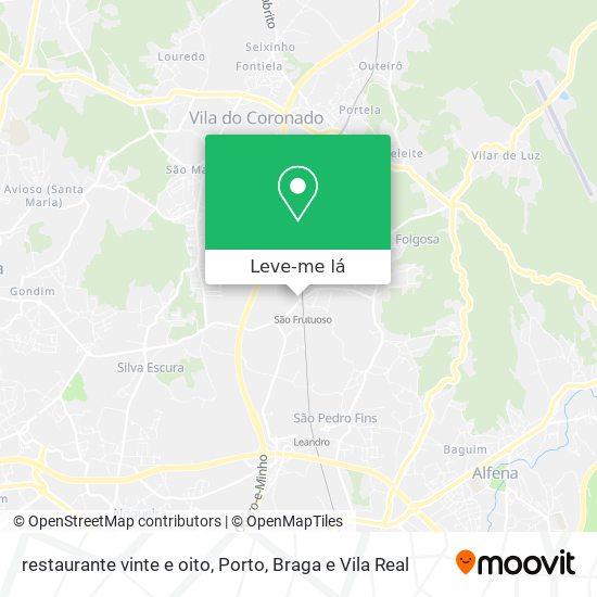 restaurante vinte e oito mapa