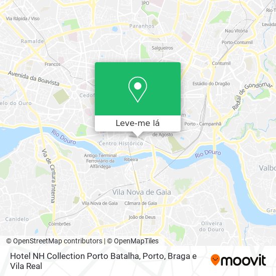 Hotel NH Collection Porto Batalha mapa
