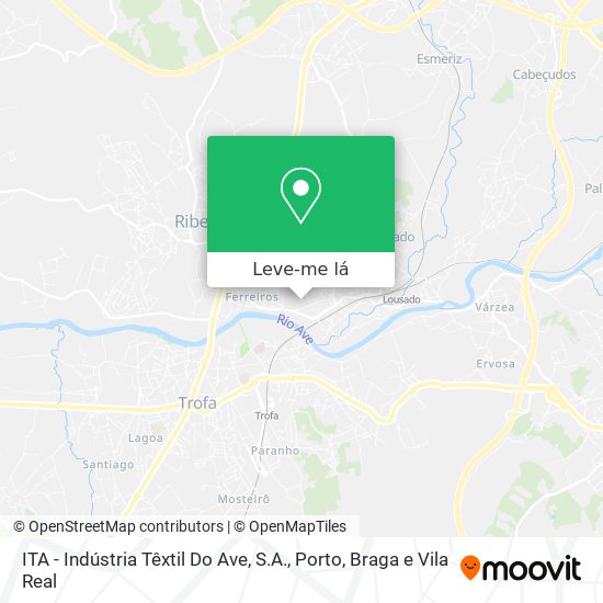 ITA - Indústria Têxtil Do Ave, S.A. mapa