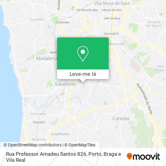 Rua Professor Amadeu Santos 826 mapa