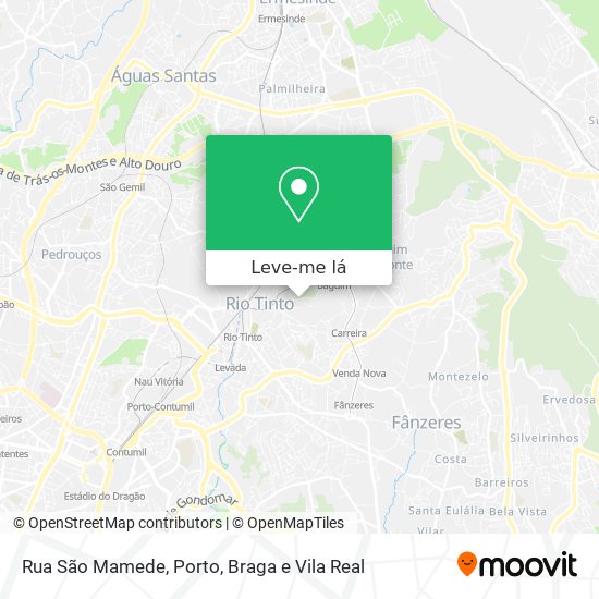 Rua São Mamede mapa