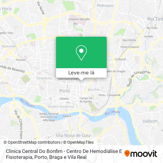 Clinica Central Do Bonfim - Centro De Hemodiálise E Fisioterapia mapa