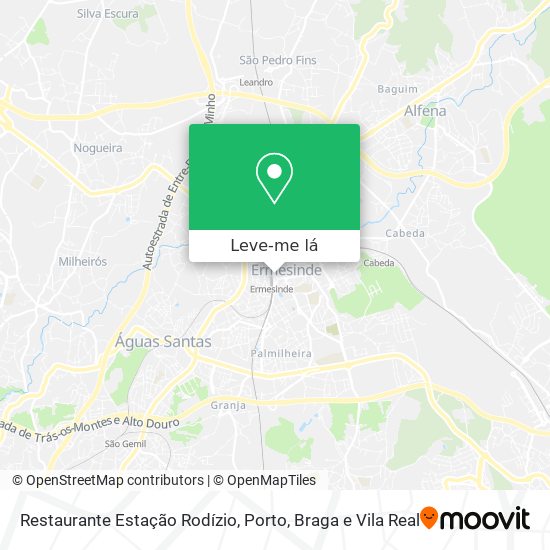 Restaurante Estação Rodízio mapa