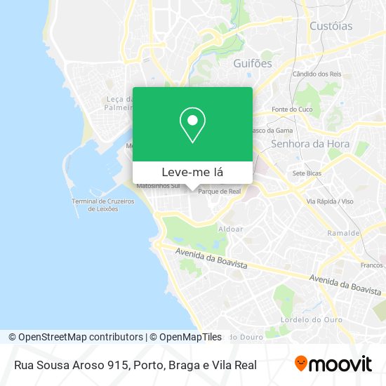 Rua Sousa Aroso 915 mapa