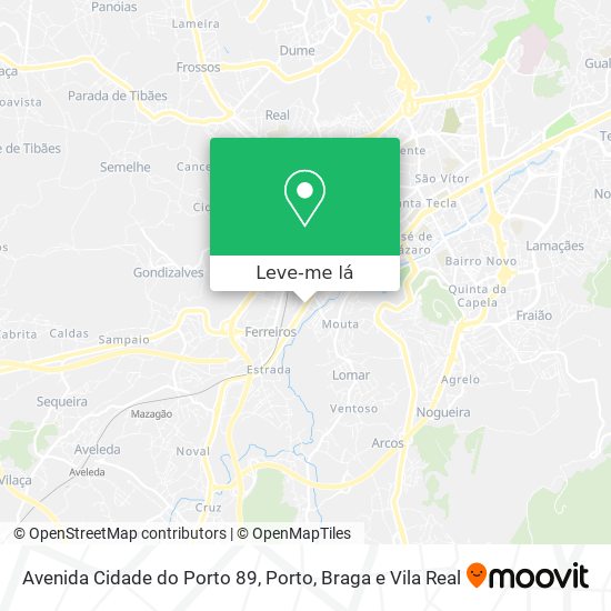 Avenida Cidade do Porto 89 mapa