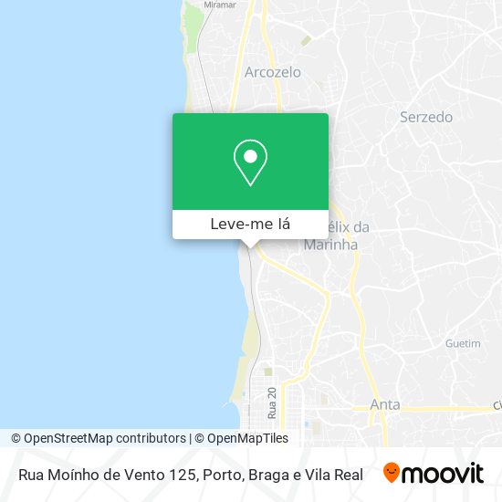 Rua Moínho de Vento 125 mapa