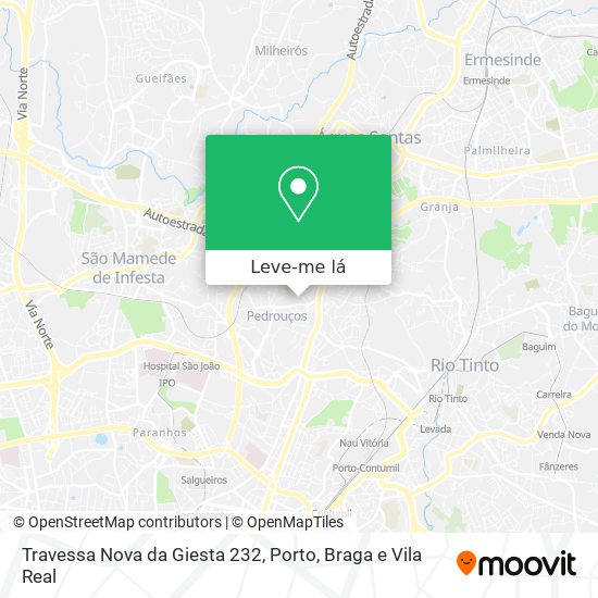 Travessa Nova da Giesta 232 mapa