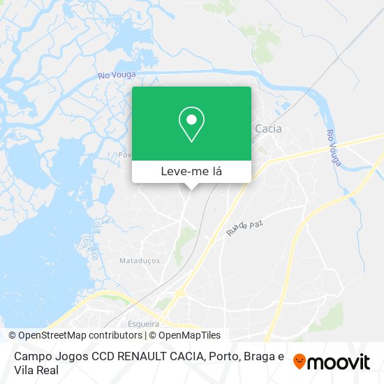 Campo Jogos CCD RENAULT CACIA mapa