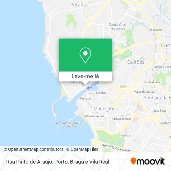 Rua Pinto de Araújo mapa