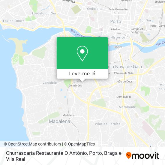 Churrascaria Restaurante O António mapa