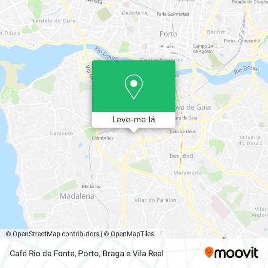 Café Rio da Fonte mapa