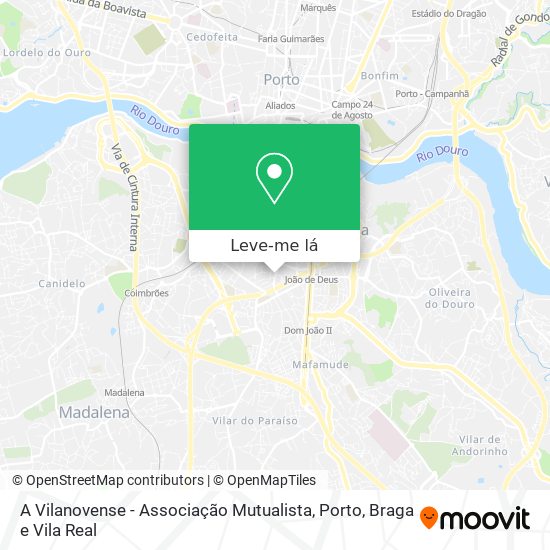 A Vilanovense - Associação Mutualista mapa
