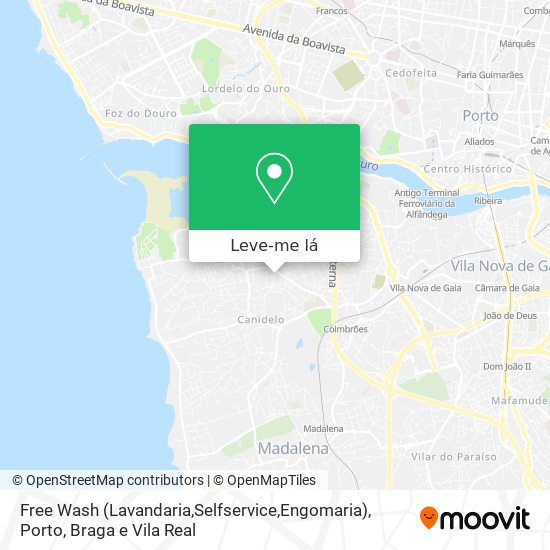 Free Wash (Lavandaria,Selfservice,Engomaria) mapa