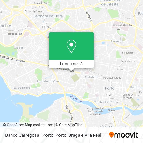 Banco Carregosa | Porto mapa