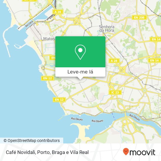 Café Novidali mapa