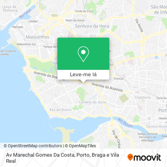 Av Marechal Gomes Da Costa mapa