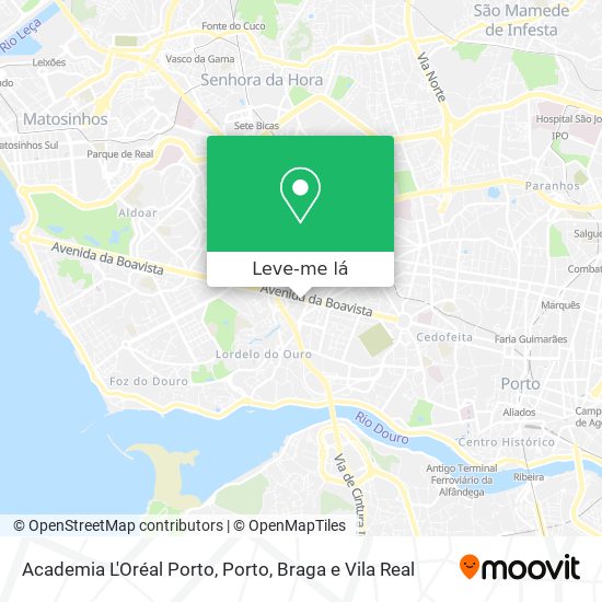 Academia L'Oréal Porto mapa