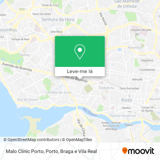 Malo Clinic Porto mapa